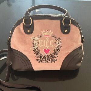 Juicy Couture Pink and Brown Satchel